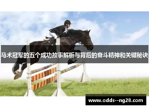 马术冠军的五个成功故事解析与背后的奋斗精神和关键秘诀